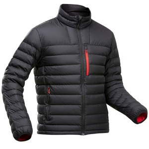 FORCLAZ, Daunenjacke Bergtrekking Mt500 Komfort Bis -10°c Herren Schwarz Herren Schwarz S, 