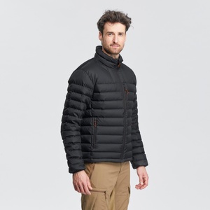 FORCLAZ, Daunenjacke Bergtrekking Mt500 Komfort Bis -10°c Herren Schwarz Herren Schwarz S, 