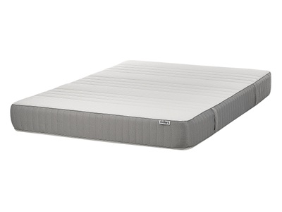 Beliani, Matratze aus Polyester FANCY Matratze aus Polyester FANCY, Beliani - Memory-Schaummatratze aus PU-Schaum WHISPER, 140x200 cm, Weiss Bunt