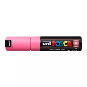 Pebeo, Pebeo Posca 8 mm, uni-ball Posca Marker, 8mm, rosa, Keilspitze, PC8K rosa