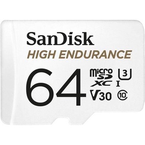 SanDisk, SanDisk hohe Haltbarkeit 64Gb microSDXC Micro SD, SANDISK Micro-SDXC High Endurance - Speicherkarte (64 GB, 100 MB/s, Weiss)