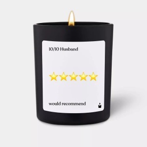 Candlehand, CandleHand - Duftkerze Flowery 10/10 Husband would recommend, 7X8X7CM, Schwarz, CandleHand - Duftkerze Flowery 10/10 Husband would recommend, 7X8X7CM, Schwarz