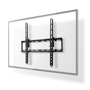 Nedis, Neigbare TV-Wandhalterung | 23-55" | Maximal unterstütztes Gewicht des Bildschirms: 35kg | Neigbar: 12° | Minimaler Wandabstand: 38mm | Stahl | Schwarz