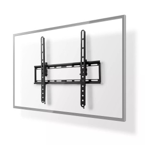 Nedis, Neigbare TV-Wandhalterung | 23-55" | Maximal unterstütztes Gewicht des Bildschirms: 35kg | Neigbar: 12° | Minimaler Wandabstand: 38mm | Stahl | Schwarz