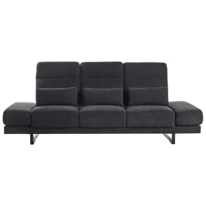 Beliani, Beliani - 3 Sitzer Sofa aus Stoff Modern IKAST, One Size, Schwarz