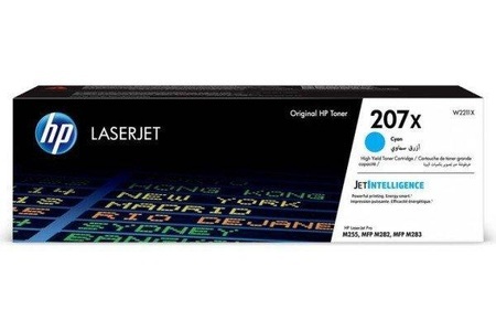 Hp, HP 207X Cyan Original LaserJet Tonerkartusche mit hoher Reichweite, Hewlett Packard Toner, blau, No.207X, W2211X, (2'450 Seiten)