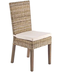 mutoni Garten, Gartenstuhl Rattan mit Kissen Tavira, Gartenstuhl Rattan mit Kissen Tavira