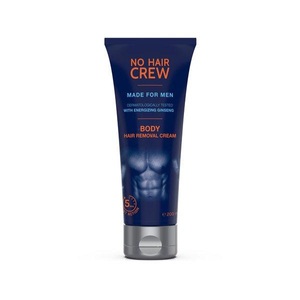 NO HAIR CREW, NO Hair Crew Herren Enthaarungscreme für den Körper – Für Männer 200ml, No Hair Crew Körper-Enthaarungscreme (200ml)