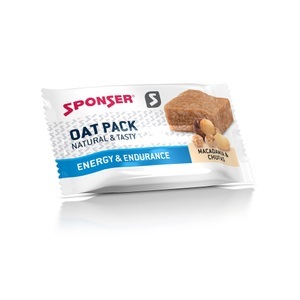 Sponser, Sponser Energy Riegel 60g, SPONSER Oat Pack Macadamia & Chufas Hafersnack (60g)