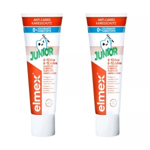 Elmex, elmex JUNIOR Zahnpasta Duo (2x75 ml), Elmex - Zahnp. Junior, Zahnpasta Junior Duo 2x75ml, 2x75ml