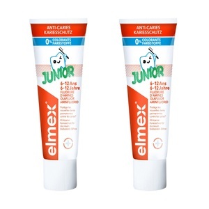 Elmex, elmex JUNIOR Zahnpasta Duo (2x75 ml), Elmex - Zahnp. Junior, Zahnpasta Junior Duo 2x75ml, 2x75ml