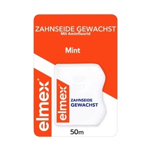 CP GABA GmbH, CP GABA GmbH elmex® Zahnseide ungewachst mit Aminfluorid, Elmex Zahnseide Mint ungewachst (50m)