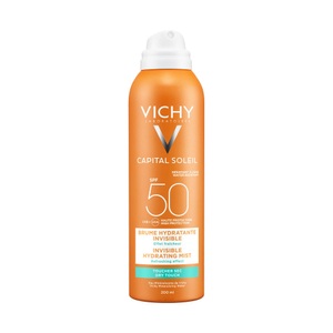 Vichy, Vichy Idéal Soleil Transparentes & Hydratisierendes Körper-Spray LSF 50, Vichy Capital Soleil Feuchtigkeitsspendendes Körperspray LSF50 200ml