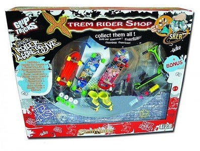 Tech Deck, Tech Deck Druoin, Extreme Shop, Grip & Tricks - XS-14 Grip&Tricks Extreme Shop, Multicolor