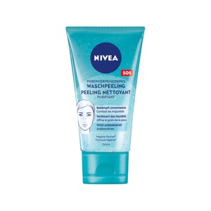 Nivea, Nivea Anti-Unreinheiten Waschpeeling 150ml, Nivea Porenverfeinerndes Waschpeeling