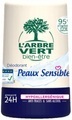 L'Arbre vert, L'ARBRE VERT Öko Deodorant Roll Empfindliche Haut französisch (50 ml)