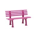 undefined, Sitzbank Bern, Länge 1.200 mm, 2-füssig, sommerflieder