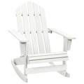 Diverse Hardware, Garten-Schaukelstuhl Holz Weiss