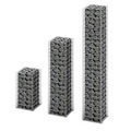 Diverse Hardware, Gabionen-Set 3-tlg. Verzinkter Draht
