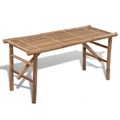 Diverse Hardware, Gartenbank Klappbar 118 cm Bambus