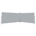 Diverse Hardware, Ausziehbare Seitenmarkise 160x600 cm Grau