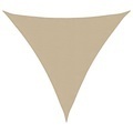 Diverse Hardware, Sonnensegel Oxford Gewebe Dreieckig 5 x 5 x 5 m Beige