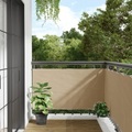 Diverse Hardware, Balkonsichtschutz Oxfordgewebe 75x400 cm Beige