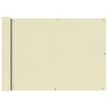 Diverse Hardware, Balkonsichtschutz Oxfordgewebe 75x400 cm Creme