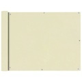 Diverse Hardware, Balkonsichtschutz Oxfordgewebe 90x400 cm Creme
