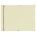 Diverse Hardware, Balkonsichtschutz Oxfordgewebe 90x600 cm Creme