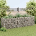 vidaXL, vidaXL Gabionen-Hochbeet Stahl 360×90×100 cm