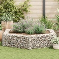 vidaXL, vidaXL Sechseckiges Gabionen-Hochbeet 200x173x40 cm