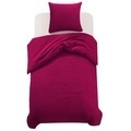 vidaXL, VidaXL - Bettwäsche-Set Burgunderrot, 155X220CM, Rot Bunt
