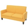 Diverse Hardware, 2-Sitzersofa 135 x 65 x76 cm Gelb