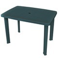 vidaXL, vidaXL Gartentisch Grün 101 x 68 x 72 cm Kunststoff