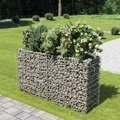 vidaXL, vidaXL Gabionen-Hochbeet Verzinkter Stahl 180×50×100 cm