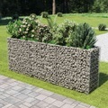 vidaXL, vidaXL Gabionen-Hochbeet Verzinkter Stahl 270×50×100 cm