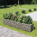 vidaXL, vidaXL Gabionen-Hochbeet Verzinkter Stahl 270×50×50 cm