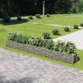 vidaXL, vidaXL Gabionen-Hochbeet Verzinkter Stahl 540×50×50 cm