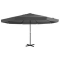 Diverse Hardware, Sonnenschirm mit Aluminium-Mast 500 cm Anthrazit