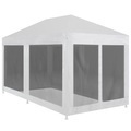 vidaXL, vidaXL Partyzelt mit 6 Mesh-Seitenwänden 6 x 3 m