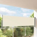 Diverse Hardware, Ausziehbare Seitenmarkise 100 x 300 cm Creme