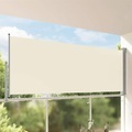 Diverse Hardware, Ausziehbare Seitenmarkise 140 x 300 cm Creme