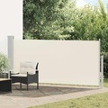 Diverse Hardware, Ausziehbare Seitenmarkise 140 x 300 cm Creme