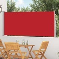 Diverse Hardware, Ausziehbare Seitenmarkise 120 x 300 cm Rot