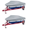 vidaXL, vidaXL Bootspersenninge 2 Stk. Grau Länge 488-564 cm Breite 239 cm