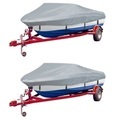 vidaXL, vidaXL Bootspersenninge 2 Stk. Grau Länge 610-671 cm Breite 254 cm
