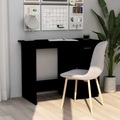 vidaXL, vidaXL Schreibtisch Schwarz 100×50×76 cm Spanplatte