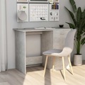 vidaXL, vidaXL Schreibtisch Betongrau 100×50×76 cm Spanplatte