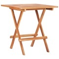 Diverse Hardware, Klappbarer Bistrotisch 60 x 60 x 65 cm Teak Massiv